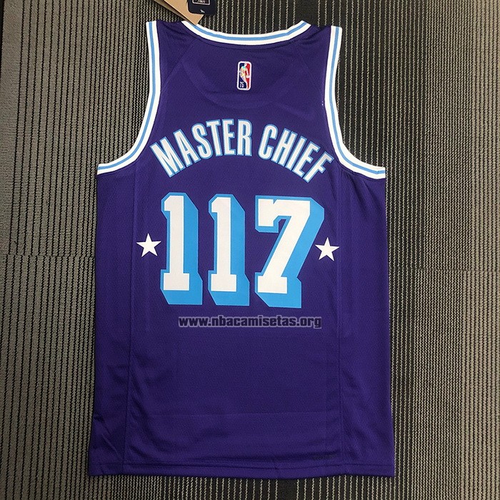 Camiseta Los Angeles Lakers x X-BOX Master Chief NO 117 Violeta